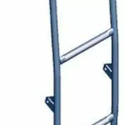 Obrázok Rebrík pre bočné uchytenie do žliabku / za strešný kôš 234cm