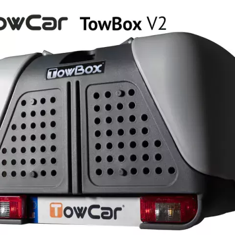 Obrázok TowCar TowBox V2 Dog šedý, na ťažné zariadenie